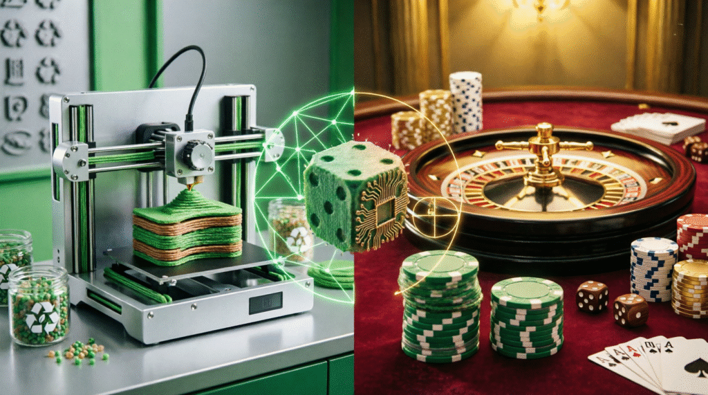 Impression 3D écoresponsable et casino: une même logique